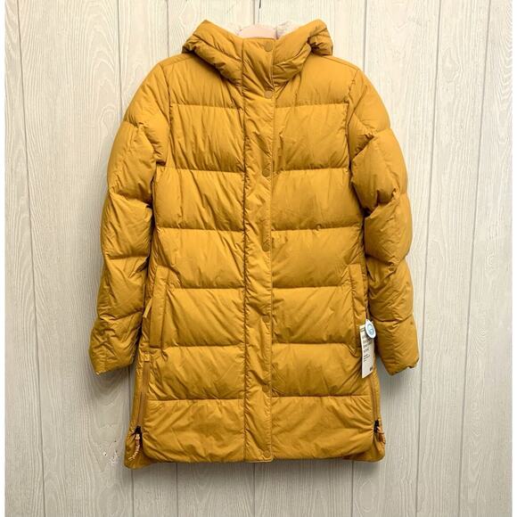 REI Norseland 2.0 Womens Down Insulated Parka Coat Rustic Gold XS NWT - Picture 2 of 6